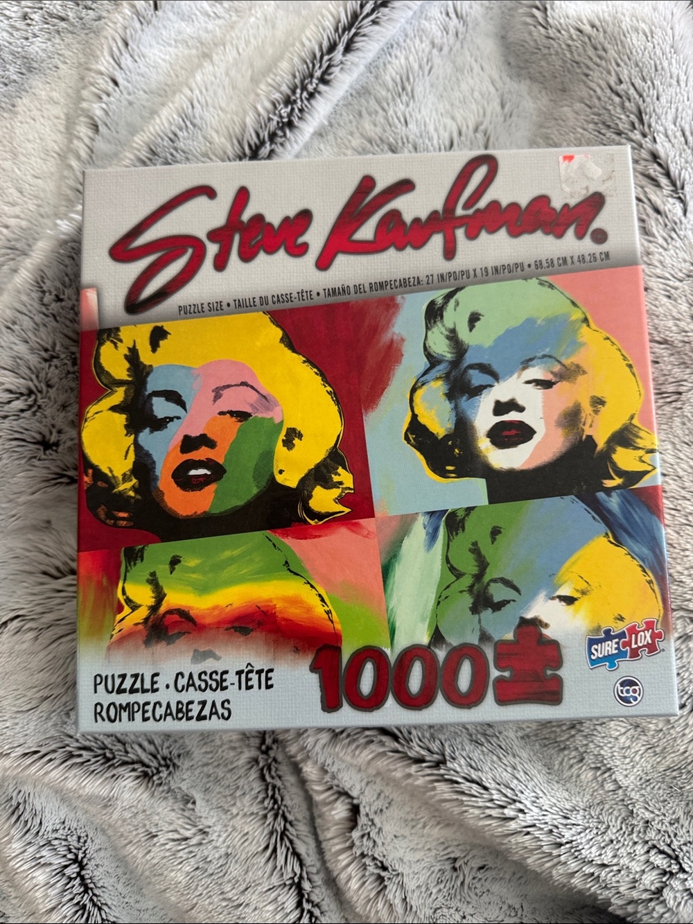 Marilyn Monroe 1000-piece Puzzle by Steve Kaufman NWT